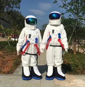 Traje espacial de astronauta, fantasia de mascote