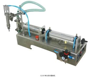 Halbautomat ische pneumatische Tisch füll maschine für Flüssigkeiten - Product Image 2