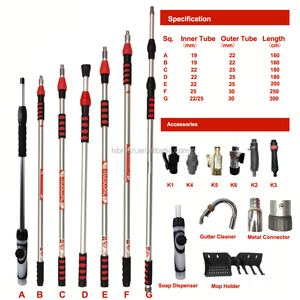 Brosse de nettoyage multifonctionnelle Super Extender de 3 mètres pour <span class=keywords><strong>camping</strong></span>-<span class=keywords><strong>car</strong></span>, <span class=keywords><strong>camping</strong></span>-<span class=keywords><strong>car</strong></span>, camion, fenêtre - Product Image 4