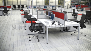Modern 6 koltuk Açık Ofis Iş Istasyonu/Lineer offlce bölümü (SZ-WS071) - Product Image 3