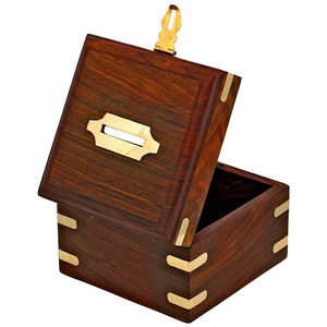 Safe Money Box Wooden Piggy Bank For Boys Girls And Adults