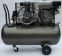 Compresseur d'air à moteur essence 5,5 CV 150 L 250 L/min avec tête en aluminium