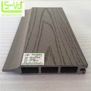 Lvsen valla de madera wpc usada con panel de madera <span class=keywords><strong>y</strong></span> poste de valla de metal de hierro - Product Image 2