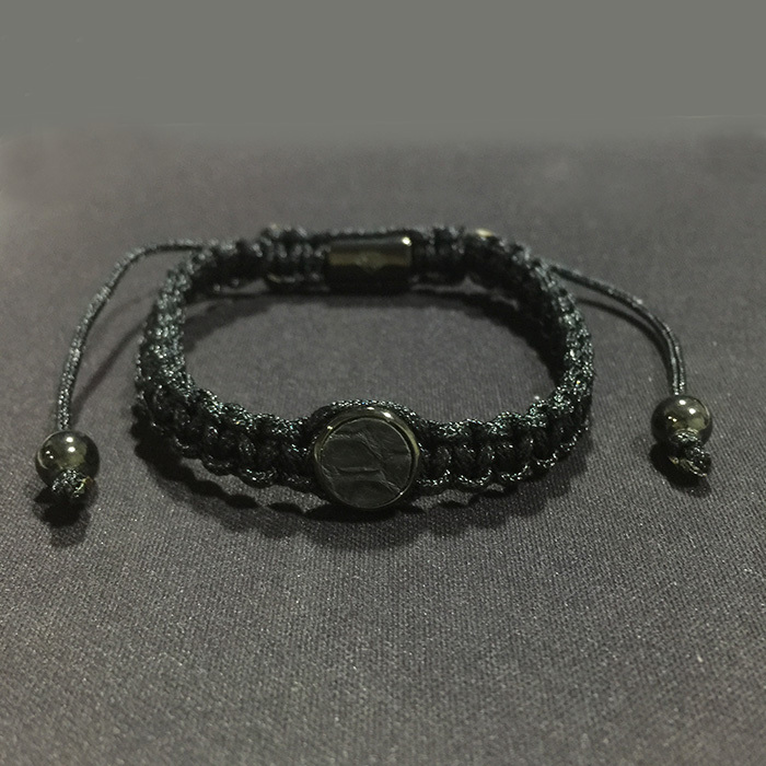 Python En cuir Tressé De Perles Bracelet Personnalisé Corde Bracelet Tressé