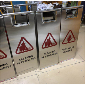 Hotel & Restaurant Supplies A-Frame Sign Stand avec message «Toilettes fermées» - Product Image 2