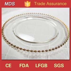 Or jante <span class=keywords><strong>grand</strong></span> décoratif bourgogne chine chargeur plaques - Product Image 3