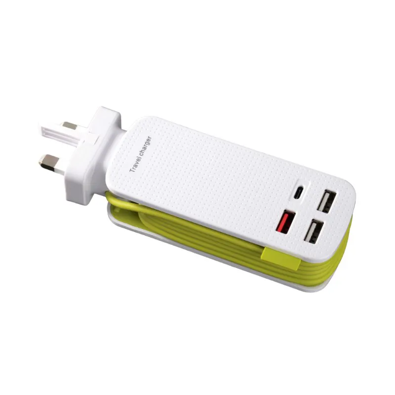 Atacado Carregador De Viagem Multi Função 4 Portas Usb Adaptador de Carregador de Parede Para Celular