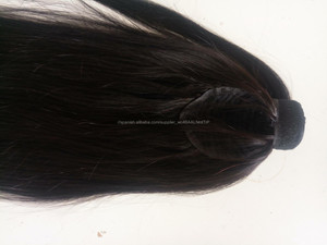 Compras en línea <span class=keywords><strong>de</strong></span> cabello humano peruano clip en cordón <span class=keywords><strong>Cola</strong></span> <span class=keywords><strong>de</strong></span> <span class=keywords><strong>Caballo</strong></span> pelo virginal recto sedoso clip en pelo - Product Image 3