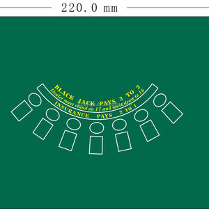 Jeu Blackjack Nappe, Black Jack, <span class=keywords><strong>Carte</strong></span> de Casino Poker Nappe - Product Image 3