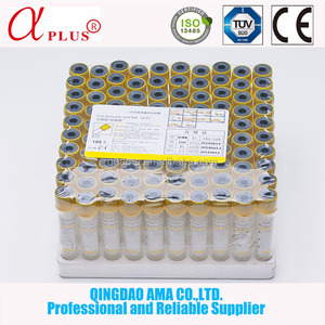 Médicos laboratorios rojo Vacutainer no aditivo tubos de vacío para extracción de sangre - Product Image 6