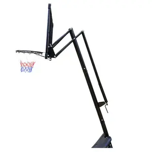 Suporte de basquete para treinamento fitness, placa acrílica para mochila de 10 pés, arco de bola portátil