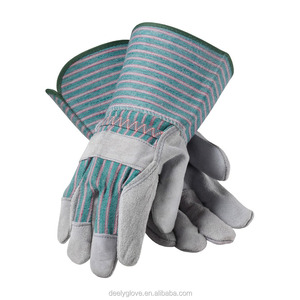 Cuffs shorts gardening gloves working buffalo leather - Product Image 3