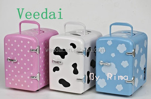 12V xe Tủ lạnh nhỏ cho ngoài trời 12 nhựa di động cửa đơn nhỏ gọn 42 Hệ thống làm mát bán dẫn, sản phẩm xanh <span class=keywords><strong>4L</strong></span> - Product Image 6