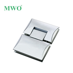 บานพับกระจกอาบน้ำทองเหลือง180องศาสำหรับประตูกระจกห้องน้ำ - Product Image 2