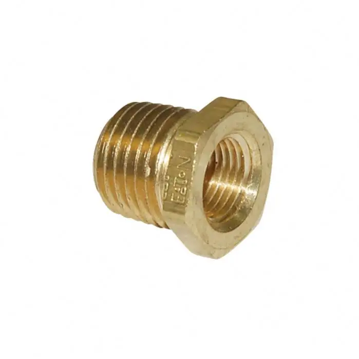 k 3/4" male npt to 1/2" female npt female reducing/reducer bushing brass pipe fitting