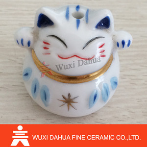 Regalos de navidad suerte fortuna Gato de la suerte de cerámica al por mayor - Product Image 1