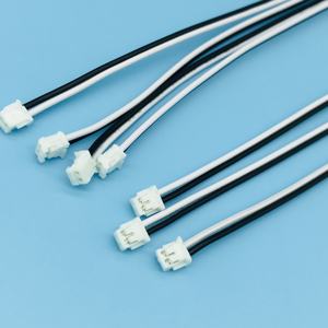 JST ZH ZHR 1,5mm 2 Pin Weibliche Schwarz Weiß Parallel Flache Kabel - Product Image 1