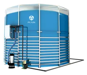 Biogas لمعالجة نفايات الطعام نظام البوكسين الحيوي Biodigestor