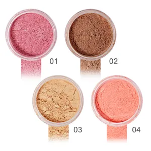 [Private Label Cosmetics] 4 colors multi use highlight loose powder as eyeshadow/ blush/ highlighter