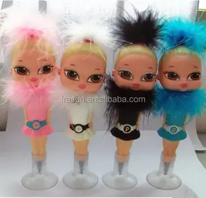 Novelty vui búp bê dễ thương đầu hình bobble bút lắc bút đối với khuyến mãi