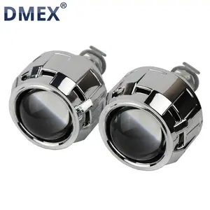 Dmex farol de led xenon 2.5 polegadas, bi xenon h1 h7, apropriado para casa e carro h4 h7