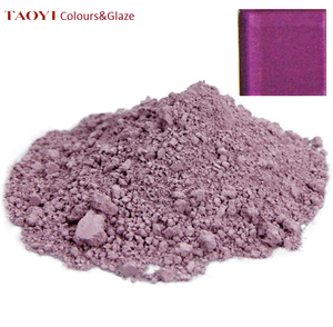 800degree C inorganic ceramic violet purple paint color enamels for melt glass mosaic