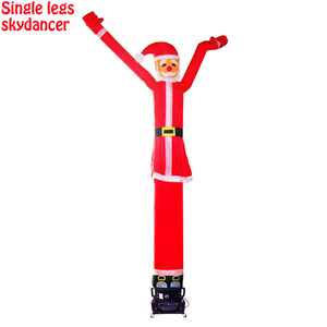 Tùy Chỉnh Duy Nhất Chân Inflatable Santa Claus Sky <span class=keywords><strong>Dancer</strong></span> Blower/Dancing Man Cho Giáng Sinh - Product Image 2