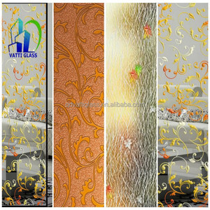 Verre de fenêtre décoratif sablé pour salle de bain, verre de fenêtre incassable, verre de fenêtre à motif sablé, au mètre carré - Product Image 5