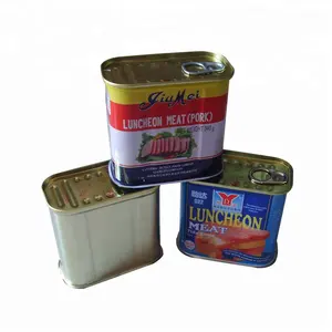 Latas de lata de carne vazias para latinha de comida