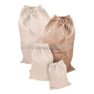 Top Quality Cheap Custom Blank Natural Color Drawstring <strong>Jute</strong> Bag Burlap <strong>Sacks</strong> For Nuts Coffee Beans Peanut Recycled
