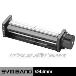 SYMBANG Taiwan DF43198 43mm DC <b>12V</b>/24V Aluminum Alloy CE Certified Cross Flow <b>Fan</b> with 1 Year Warranty - Product Image 2