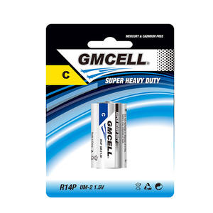 Preço de fábrica UM-2 C 1.5V Carbono Zinco Bateria Seca R14P para Brinquedos Eletrodomésticos Eletrônicos de Consumo Ferramentas Elétricas Atacadistas - Product Image 2