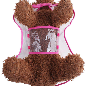 Grosir Kustom Transparan PVC Pakaian Anjing Hewan Peliharaan Aksesori Anjing Luar Ruangan Jas Hujan - Product Image 5