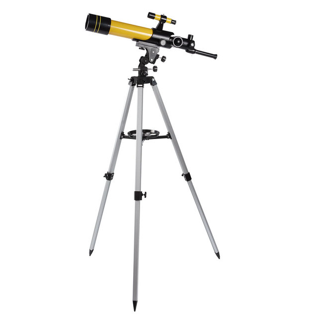 Refractor Astronomical Telescope (500x70) Aluminium Alloy 70mm Aperture SR4mm/H12mm/H20mm Eyepiece