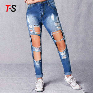 Encuentre el mejor fabricante de jeans rotos mujer jeans rotos mujer para el mercado de de spanish en alibaba.com
