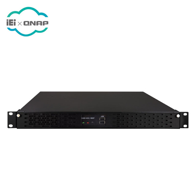 IEI RACK-1150GB-PE 1U 2-slot Full Size Rackmount Chassis with ACE-A618B-RS-R10(180W),RoHS