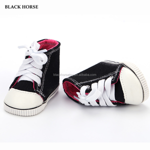 Chaussures en toile pour poupée <span class=keywords><strong>de</strong></span> 18 pouces, modèle <span class=keywords><strong>de</strong></span> poupée, jouet éducatif miniature élégant, échelle 1:4 - Product Image 3