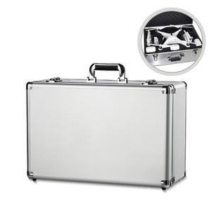Estuche Duro de aluminio a prueba de golpes, estuche de transporte con espuma para instrumentos de prueba, piezas de herramientas para cámaras, mecánico - Product Image 3