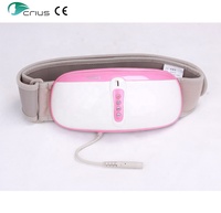 Elektrischer Aufblasbarer Massagegürtel für Frauen mit Turmalin-Magnet und Heißer Moxibustion in Pink zur Muskelentspannung mit Zeitsteuerung