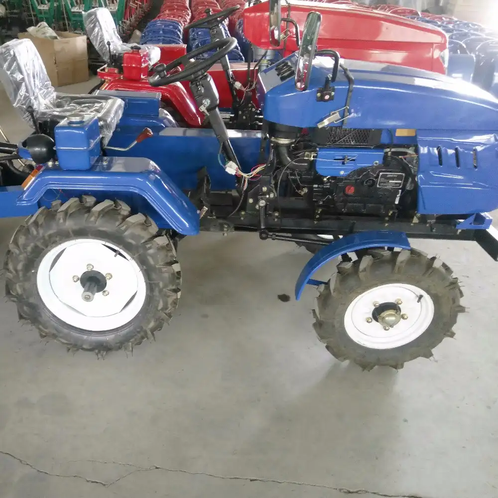 Agrícola tractor de cuatro ruedas