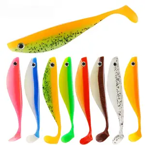 Hunthouse — appât souple avec queue en T pour la pêche, leurre nageur pour attraper des poissons, phosphorescent dans la nuit, <span class=keywords><strong>6</strong></span> pouces, 15cm, 12g - Product Image 1