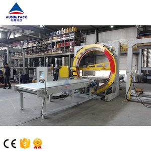 Chất lượng cao điện tự động đặc biệt Pallet duy nhất căng phim gói bundling Máy Pallet quỹ đạo gói đóng đai - Product Image 2
