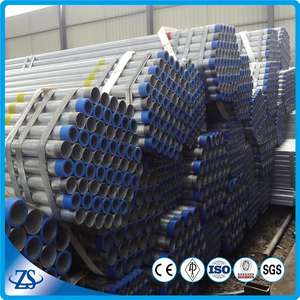 1/2 pouces <span class=keywords><strong>BS</strong></span> 1387 hot dip galvanisé tubes soudés en acier rond avec vissé fin - Product Image 1