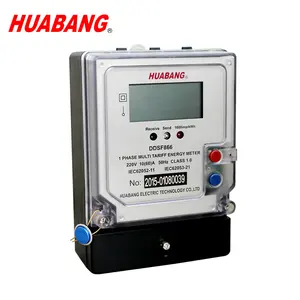 secured Multi tariff IEC standard certificate single phase digital energy meter price