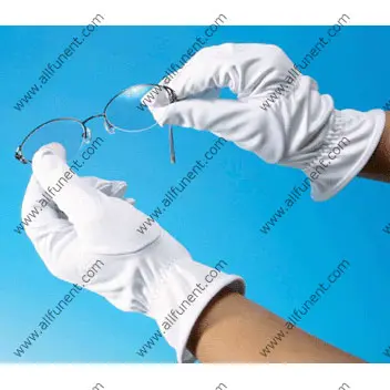 Soft Microfiber Clean Gloves for Jewelry,watch