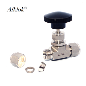 6mm 8mm 10mm 1/8インチ 1/4インチ 3/8インチ 1/2インチ 油圧水ニードルバルブ（流量計付き）3000psiおよび6000psi - Product Image 2
