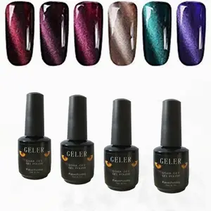 manicure pedicure set 40 colors 15ml cat eyes gel nail polish china soak-off polish gel