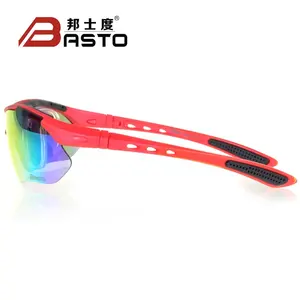 Basto Verschiedene Fahrrad Polarisierte Sport Sonnenbrille Fahrrad Sonnenbrille Sport brille Fußball PC, polarisierte Linse One Injection TW