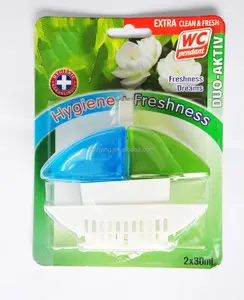 Toilet Rim Block Liquid Flush Air Freshener Cleaner