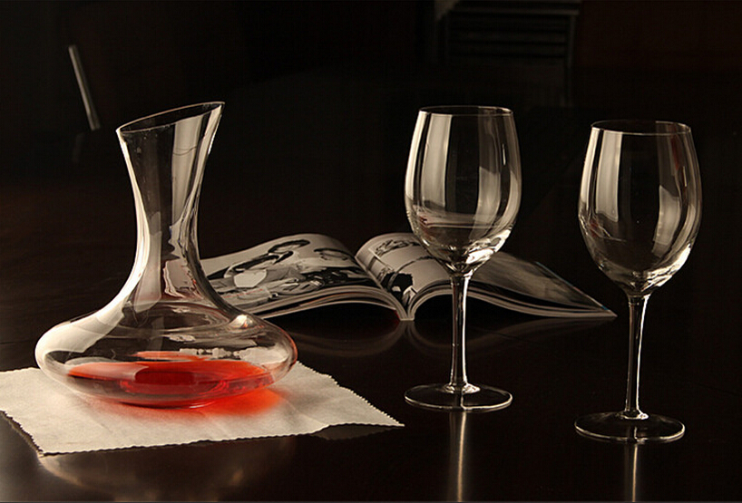 1500ML Big Decanter Handmade Crystal Red Wine Brandy Champagne Glasses Decanter Bottle